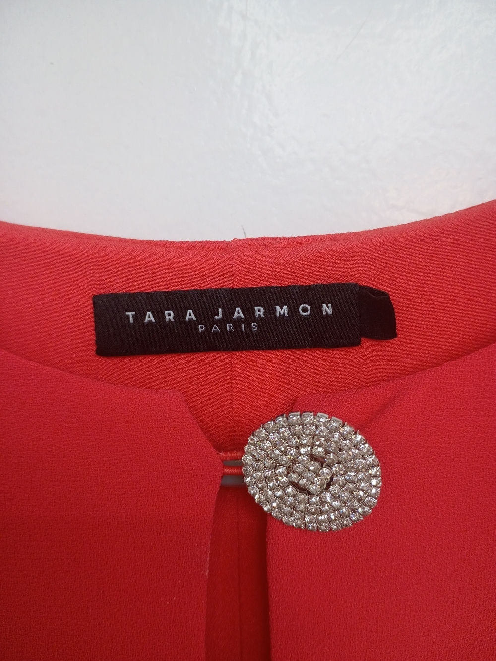 Tara Jarmon Coral Pink Bell-Sleeve Shift Dress - Picture 5 of 11